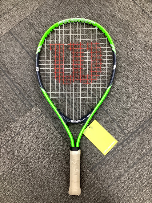 Vist Large View of Product Image Which is Used Wilson 21 Junior Tennis Racquet Kelly green 21"