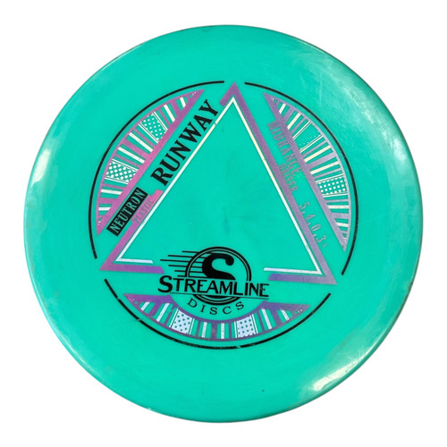 Vist Large View of Product Image Which is Used Streamline NEUTRON RUNWAY Disc Golf Putter Teal 171g