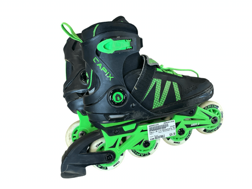 Vist Large View of Product Image Which is Capix ADJUSTABLE ROLLER Junior Roller Quad Skates Black Adjustable