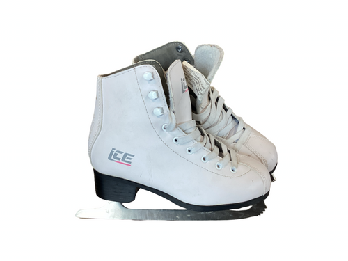Vist Large View of Product Image Which is  ICE Girls Figure Skate White Junior 02