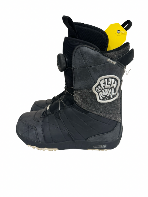 Vist Large View of Product Image Which is Used Flow RIVAL JR Boys Snowboard Boots Black Junior 03