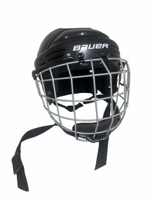 Vist Large View of Product Image Which is Used Bauer BH2100JR Helmet Cage Combo Black XS