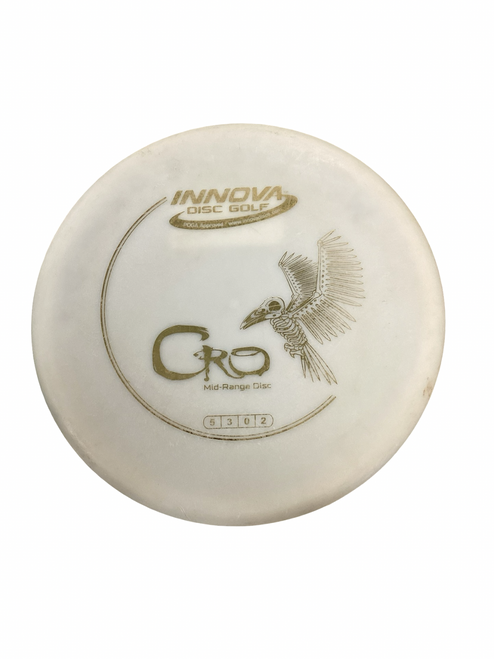 Vist Large View of Product Image Which is Used Innova CRO Disc Golf Mid Range White