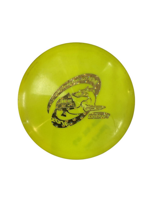 Vist Large View of Product Image Which is Used Discraft RUN CHAINS OR GO HOME Disc Golf Driver Yellow