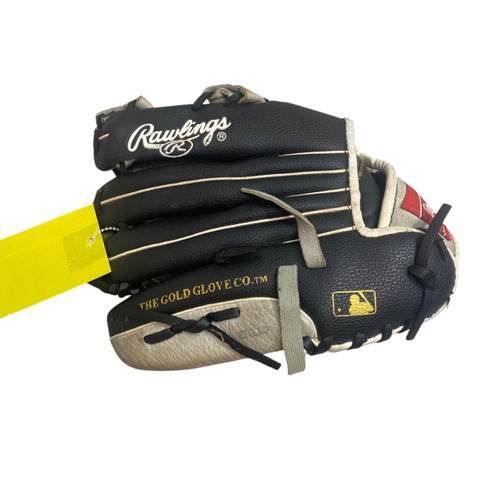 Vist Large View of Product Image Which is Used Rawlings PLAYMAKER PM110IGB BB/SB Glove RH Throw Black 11"