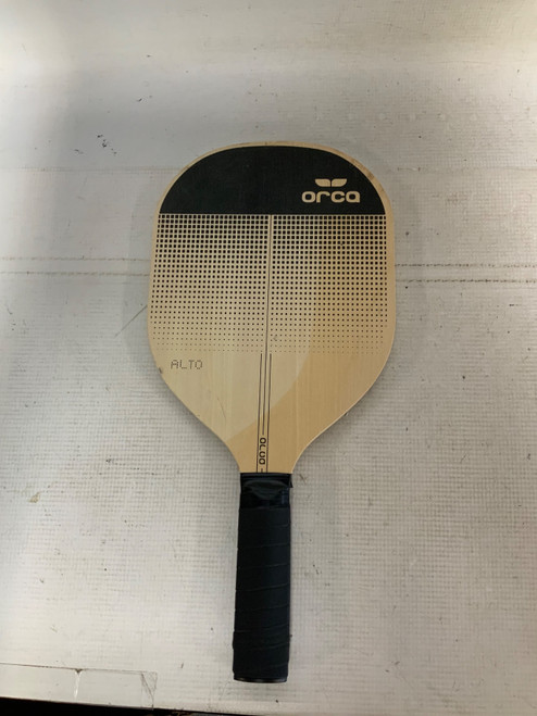 Vist Large View of Product Image Which is Used ORCA ALTO WOOD Pickleball Racquet Brown
