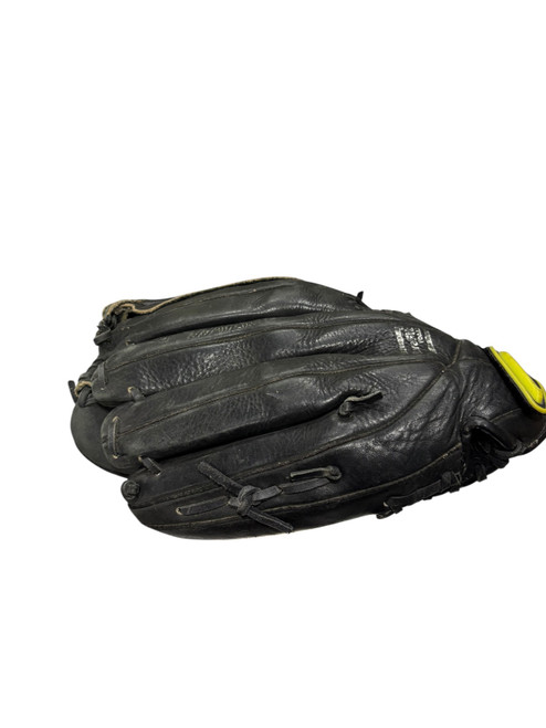 Vist Large View of Product Image Which is Used Mizuno GPL 1257 D BB/SB Glove RH Throw Black 12 1/2"
