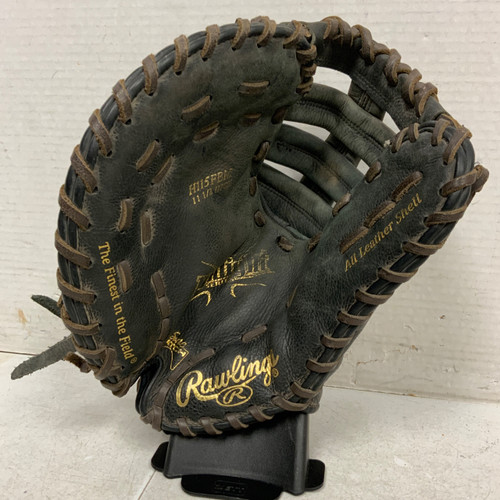 Vist Large View of Product Image Which is Used Rawlings H115FBM BB/SB First Base LH Throw Black 11 1/2"