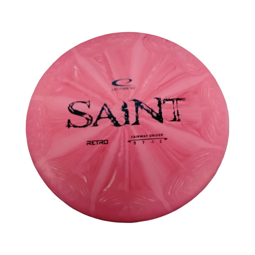 Vist Large View of Product Image Which is Used Latitude 64 SAINT Disc Golf Driver Red 174g