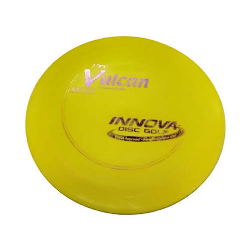 Vist Large View of Product Image Which is Used Innova PRO VULCAN Disc Golf Driver Yellow