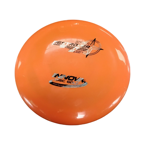Vist Large View of Product Image Which is Used Innova STAR DESTROYER Disc Golf Driver Orange 174g
