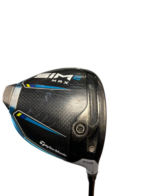 Vist Large View of Product Image Which is Used Taylormade SIM 2 MAX Mens Driver RH 10.5 Degree