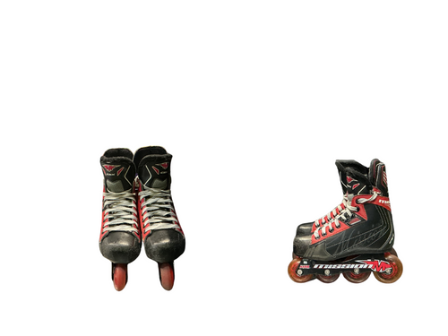 Vist Large View of Product Image Which is Used Mission CSX Child Roller Quad Skates Black Youth 13.0
