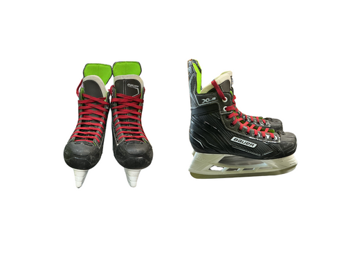 Vist Large View of Product Image Which is Used Bauer XLS Senior Hockey Skate Senior 8
