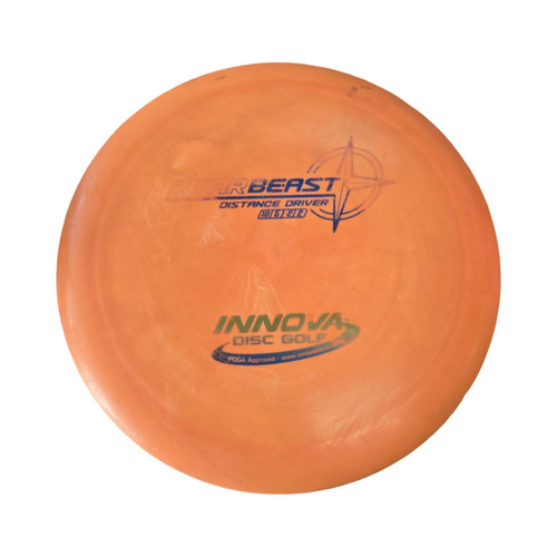 Vist Large View of Product Image Which is Used Innova BEAST STAR Disc Golf Driver Orange