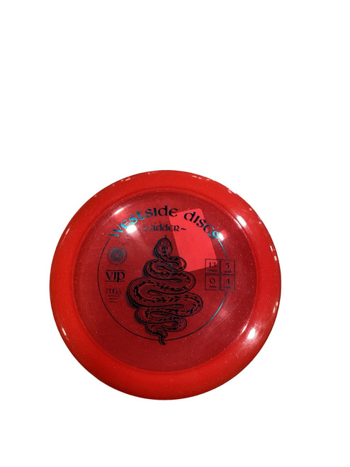 Vist Large View of Product Image Which is Used Westside ADDER Disc Golf Driver Red