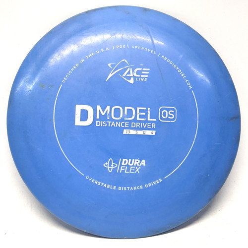 Vist Large View of Product Image Which is Used Prodigy Disc D MODEL OS DURAFLEX Disc Golf Driver Royal Blue 174g