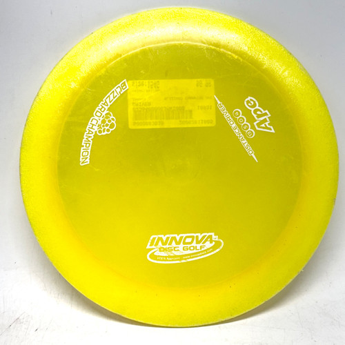 Vist Large View of Product Image Which is Used Innova BLIZZARD CHAMPION APE Disc Golf Driver Yellow 154g