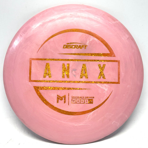 Vist Large View of Product Image Which is Used Discraft ANAX Disc Golf Driver Pink 174g
