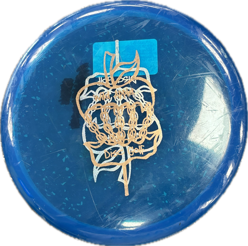 Vist Large View of Product Image Which is Used Discraft WILD APPLE Disc Golf Putter Royal Blue