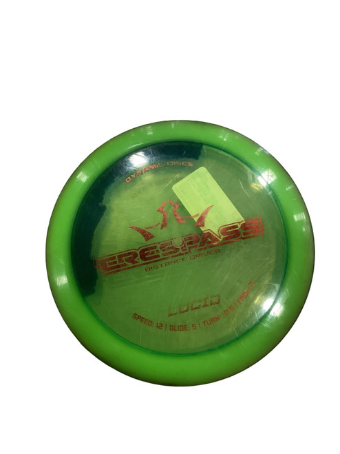 Vist Large View of Product Image Which is Used Dynamic Discs TRESPASS Disc Golf Driver Orange