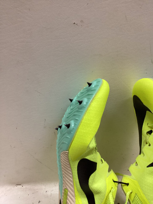 Vist Large View of Product Image Which is Used Nike Track & Field Cleats Adult Yellow Senior 14