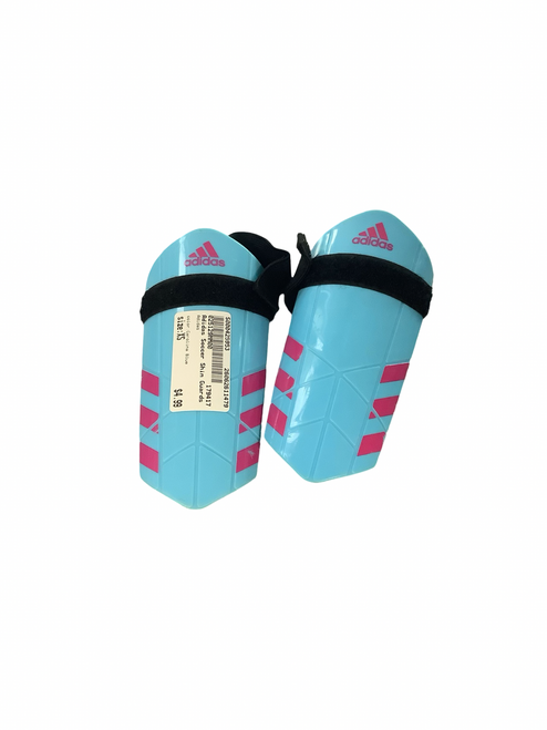 Vist Large View of Product Image Which is Used Adidas Soccer Shin Guards Youth Carolina Blue XS