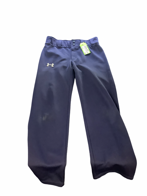 Vist Large View of Product Image Which is Used Under Armour BASEBALL PANTS BB/SB Pant Boys Navy Blue MD