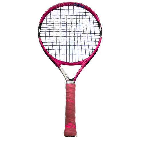 Vist Large View of Product Image Which is Used Wilson BURN 23 Junior Tennis Racquet Pink 23"