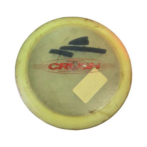 Vist Large View of Product Image Which is Used Discraft CRUSH DRIVER Disc Golf Driver Yellow