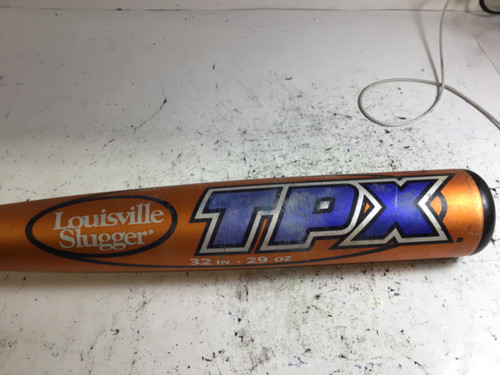 Vist Large View of Product Image Which is Used Louisville Slugger TPX OMAHA SCANDIUM XS BB/SB High School -3 Bat 32"