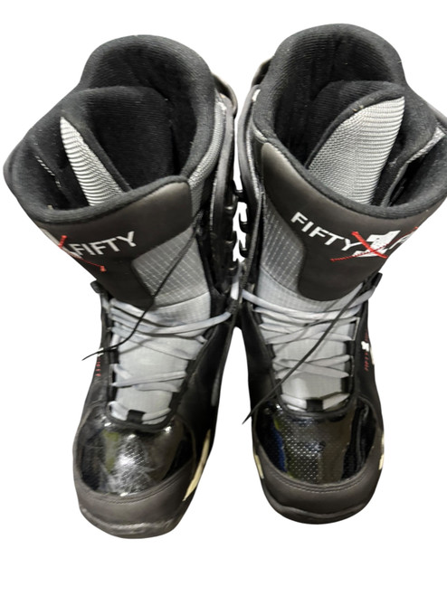 Vist Large View of Product Image Which is Used 5150 SQUADRON Mens Snowboard Boots White/Black/Red Senior 7