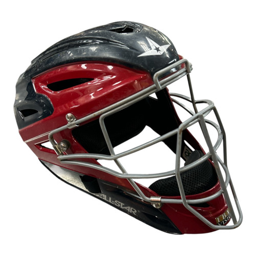 Vist Large View of Product Image Which is Used All-Star MVP2500TT 7 - 7 1/2 Catchers Helmet w/Mask 