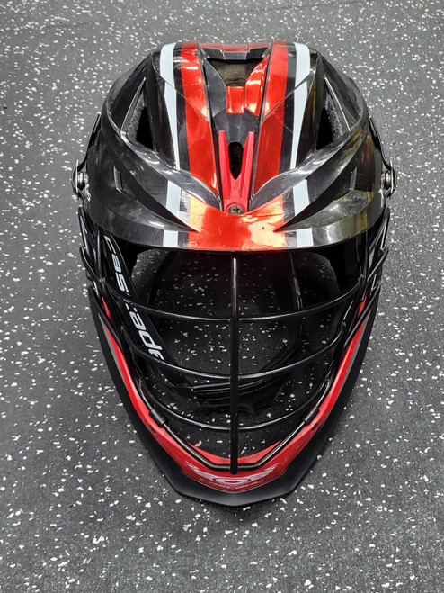 Vist Large View of Product Image Which is Used Cascade XRS Lacrosse Helmet Black One Size
