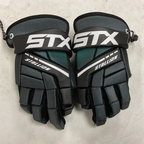 Vist Large View of Product Image Which is Used STX STALLION Lacrosse Gloves Mens Black MD