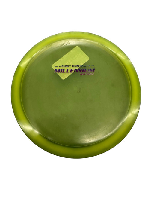Vist Large View of Product Image Which is Used Millennium FIRST CONTACT Disc Golf Driver Yellow