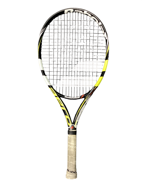 Vist Large View of Product Image Which is Used Babolat AEROPRODRIVE JR 25 Adult Tennis Racquet Black Junior