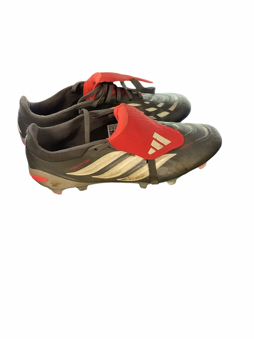Vist Large View of Product Image Which is Used Adidas Soccer Cleats Grey Senior 9.5