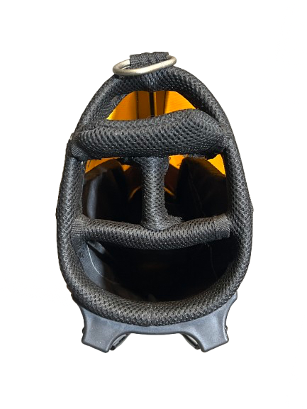 Vist Large View of Product Image Which is Used Wilson WILSON 4 PORT JUNIOR STAND BAG Jr Stand Bag Black/Orange/White