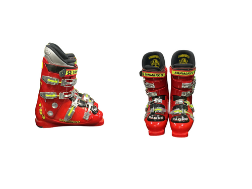 Vist Large View of Product Image Which is Used SANMARCO TR3 Mens DH Ski Boot Red 300 MP - M12