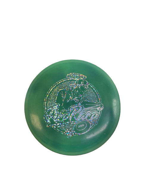 Vist Large View of Product Image Which is Used Discraft ESP SOL ACE RUN 2018 Disc Golf Mid Range Green 170g