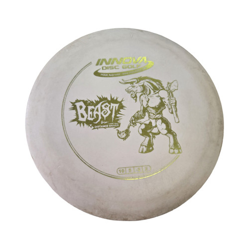 Vist Large View of Product Image Which is Used Innova BEAST DX Disc Golf Driver White
