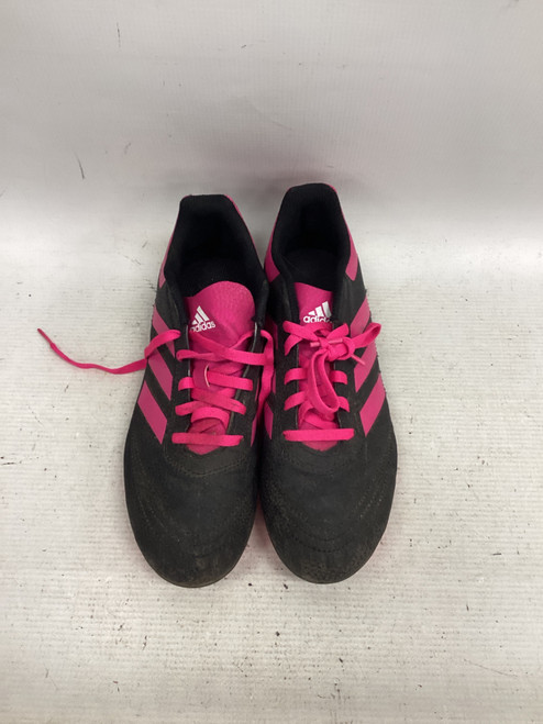 Vist Large View of Product Image Which is Used Adidas PLAIN SOCCER CLEAT Soccer Cleats Black And Pink Junior 06