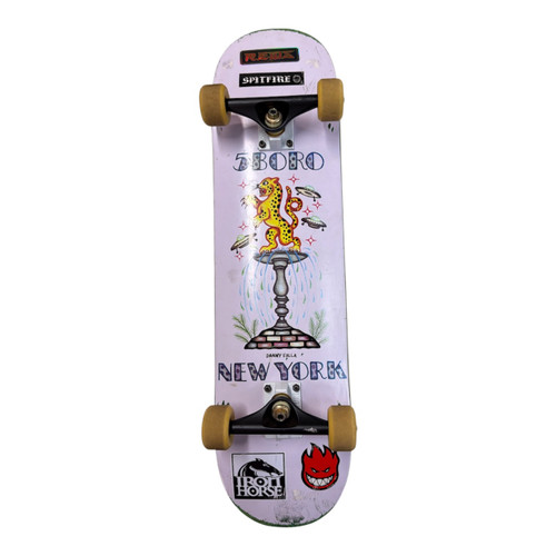 Vist Large View of Product Image Which is Used 5BORO NEW YORK SKATE BOARD Complete Skateboard None 8"