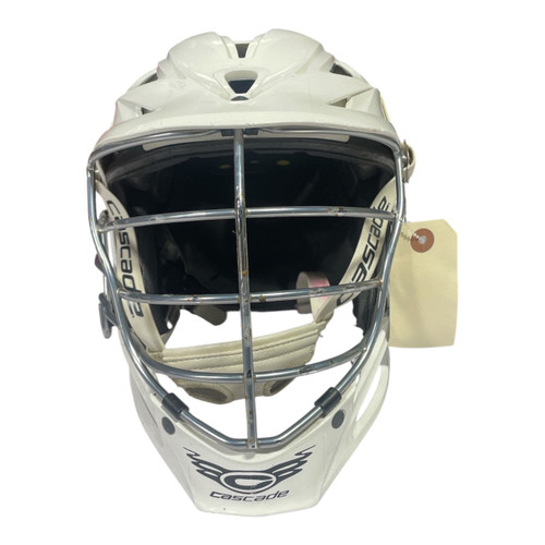 Vist Large View of Product Image Which is Used Cascade R HELMET Lacrosse Helmet White MD