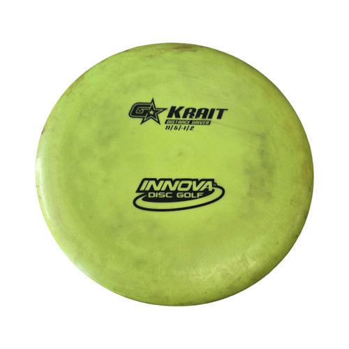 Vist Large View of Product Image Which is Used Innova KRAIT GSTAR DRIVER Disc Golf Driver Neon Green