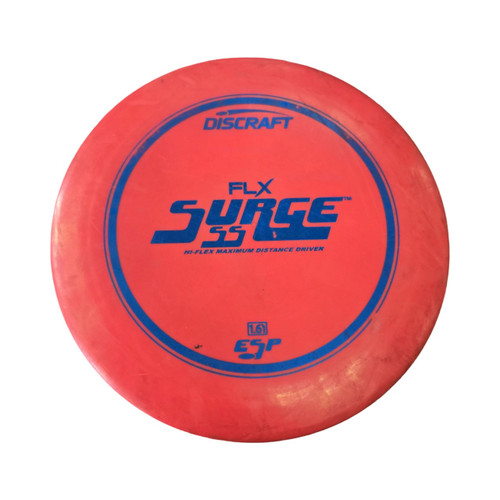 Vist Large View of Product Image Which is Used Discraft SURGE FLX SS DRIVER Disc Golf Driver Red