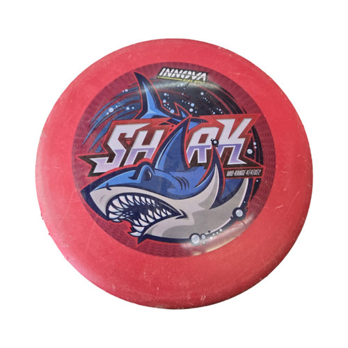 Vist Large View of Product Image Which is Used Innova SHARK MID Disc Golf Mid Range Red