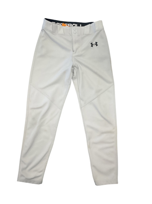 Vist Large View of Product Image Which is Used Under Armour BASEBALL PANT BB/SB Pant Boys White MD