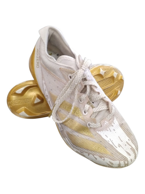 Vist Large View of Product Image Which is Used Adidas Jr FB Cleats Gold Junior 04